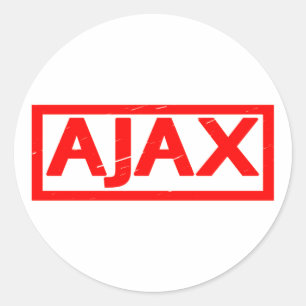 Sticker Rond Timbre Ajax