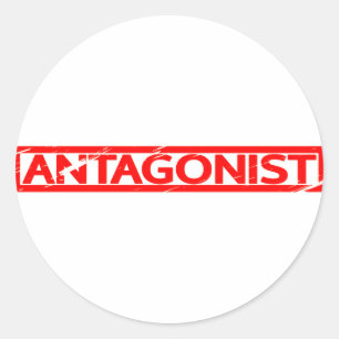 Sticker Rond Timbre Antagoniste