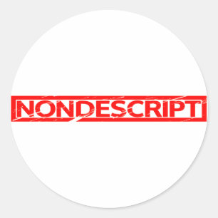 Sticker Rond Timbre banal