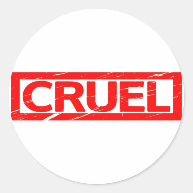 Sticker Rond Timbre brut (Devant)