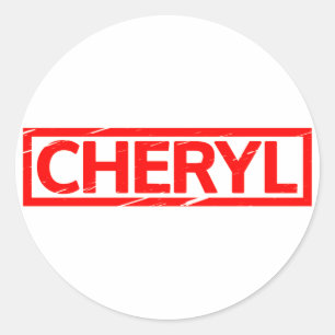 Sticker Rond Timbre Cheryl