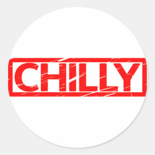 Sticker Rond Timbre chilien