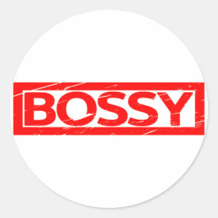 Sticker Rond Timbre de Bossy