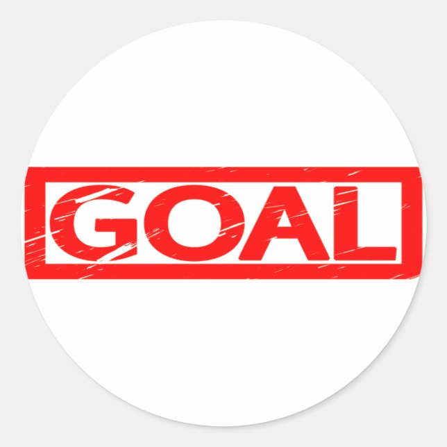 Sticker Rond Timbre de but (Devant)