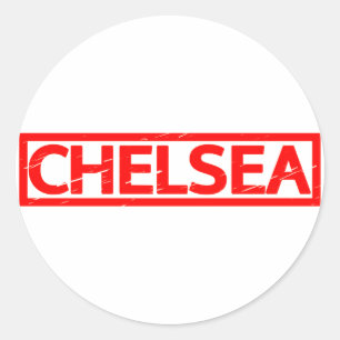 Sticker Rond Timbre de Chelsea