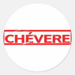 Sticker Rond Timbre de Chévere