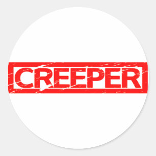 Sticker Rond Timbre de Creeper