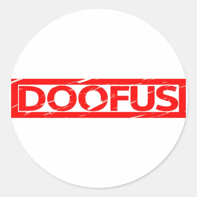 Sticker Rond Timbre de Dods (Devant)