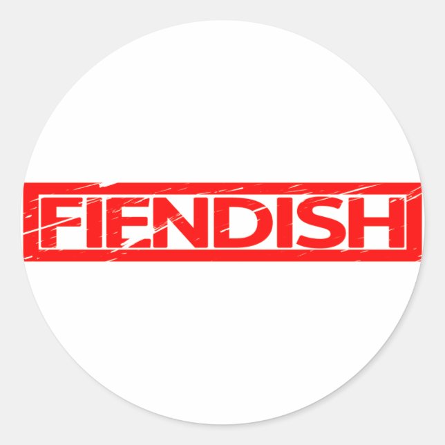 Sticker Rond Timbre de fin (Devant)