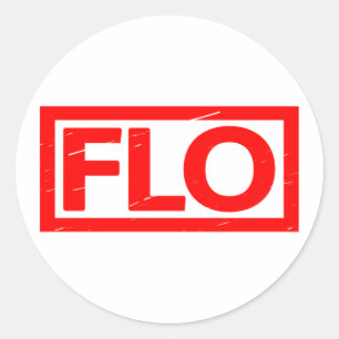 Sticker Rond Timbre de Flo