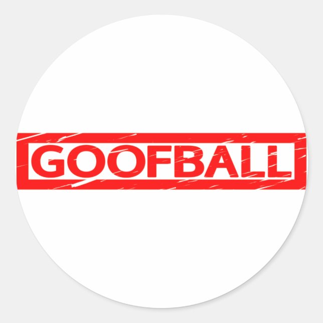 Sticker Rond Timbre de goélette (Devant)