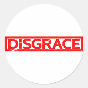 Sticker Rond Timbre de honte
