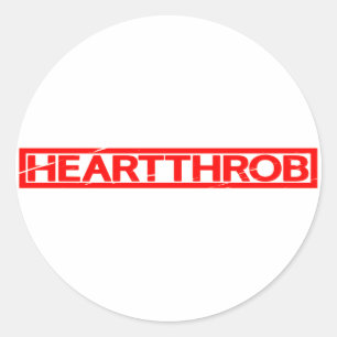 Sticker Rond Timbre de la gorge du coeur