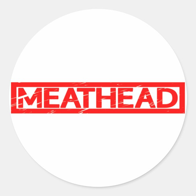 Sticker Rond Timbre de la théière (Devant)