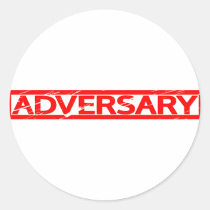 Sticker Rond Timbre de l'adversaire