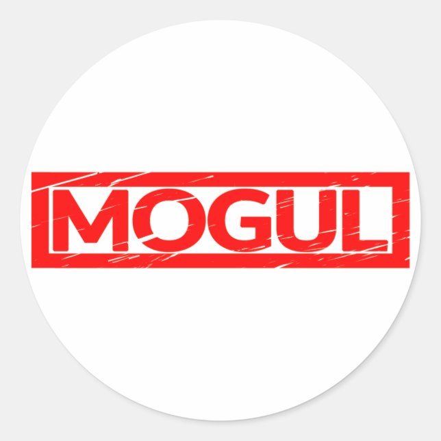 Sticker Rond Timbre de Mogul (Devant)