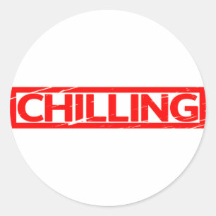 Sticker Rond Timbre de refroidissement