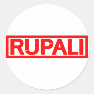 Sticker Rond Timbre de Rupali
