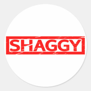 Sticker Rond Timbre de Shaggy