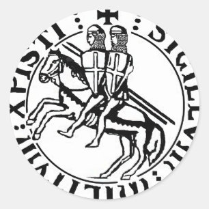 Sticker Rond Timbre de Templer