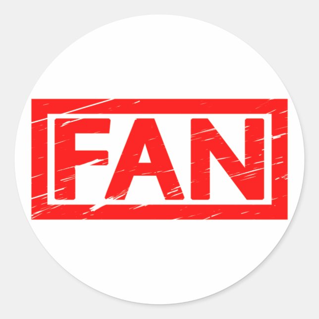 Sticker Rond Timbre de ventilateur (Devant)
