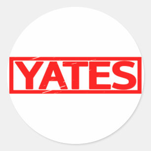 Sticker Rond Timbre de Yates