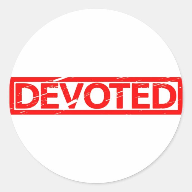 Sticker Rond Timbre dédié (Devant)