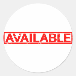 Sticker Rond Timbre disponible