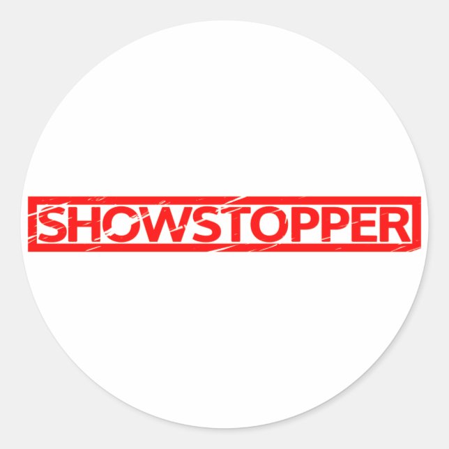 Sticker Rond Timbre du bouchon (Devant)