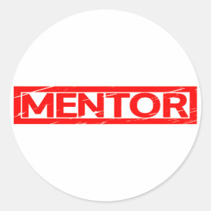 Sticker Rond Timbre du mentor