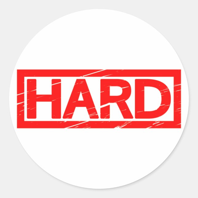Sticker Rond Timbre dur (Devant)