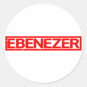 Sticker Rond Timbre Ebenezer