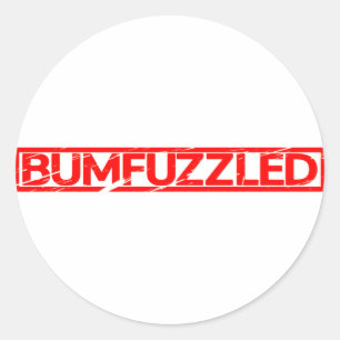 Sticker Rond Timbre embrouillé