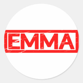 Sticker Rond Timbre Emma