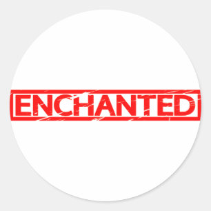 Sticker Rond Timbre enchanté