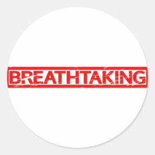 Sticker Rond Timbre époustouflant
