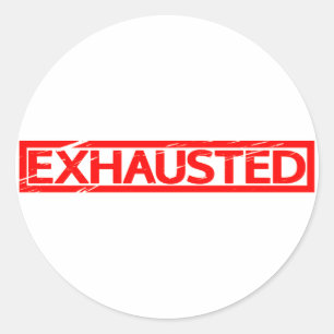 Sticker Rond Timbre épuisé