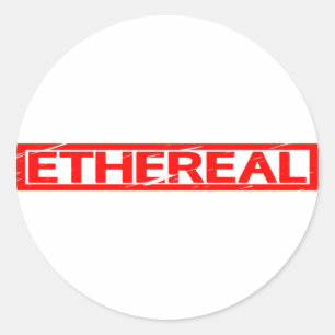Sticker Rond Timbre éthéré