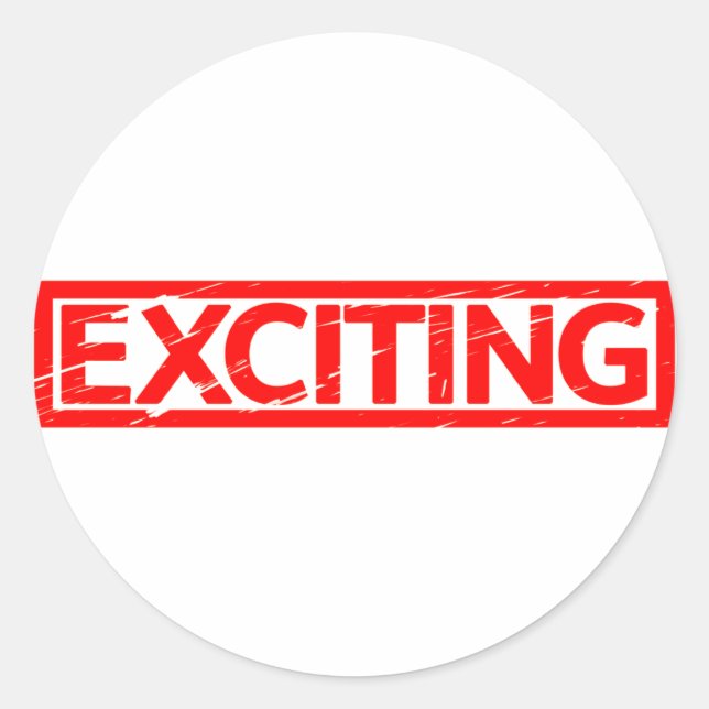 Sticker Rond Timbre excitant (Devant)