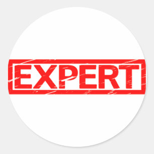 Sticker Rond Timbre expert