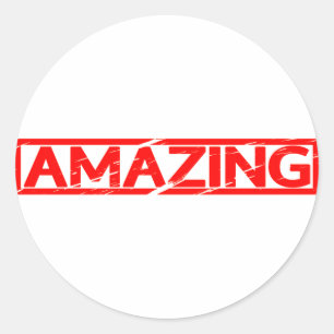 Sticker Rond Timbre Extraordinaire