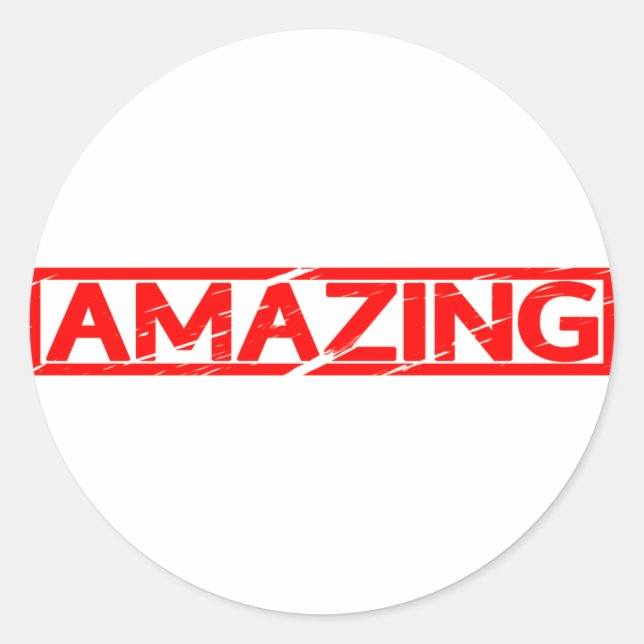 Sticker Rond Timbre Extraordinaire (Devant)