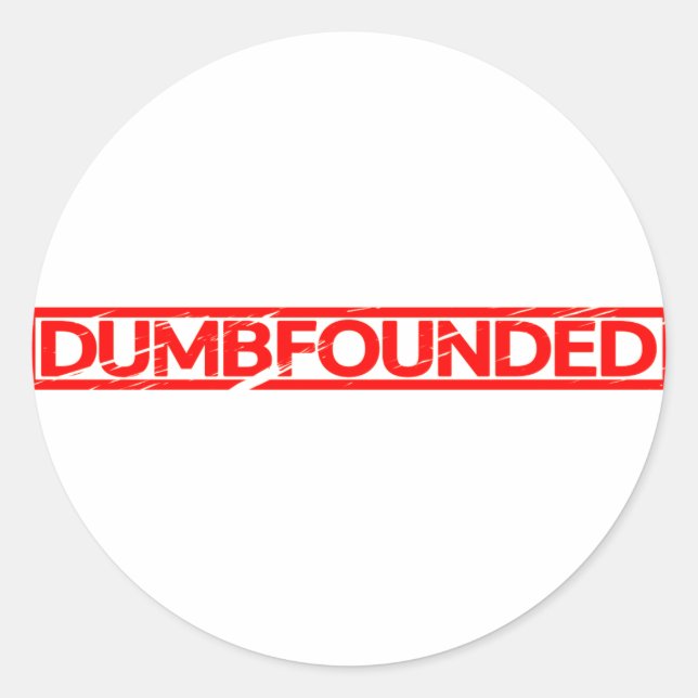 Sticker Rond Timbre fondé sur une image (Devant)