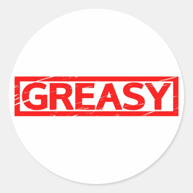 Sticker Rond Timbre gras (Devant)