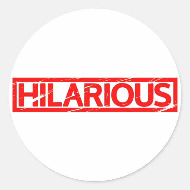 Sticker Rond Timbre Hilaire (Devant)