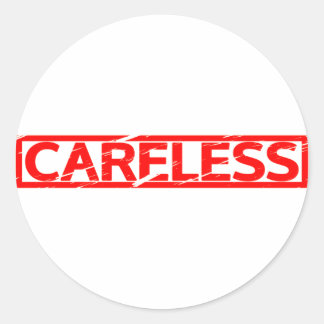 Sticker Rond Timbre insouciant