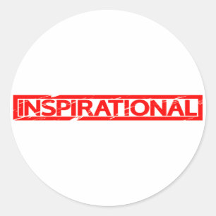 Sticker Rond Timbre inspirant