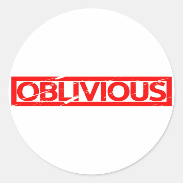 Sticker Rond Timbre invisible (Devant)