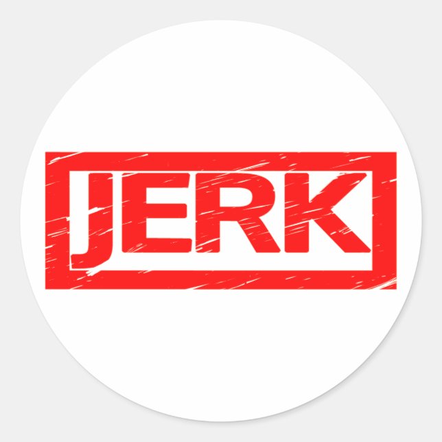 Sticker Rond Timbre Jerk (Devant)