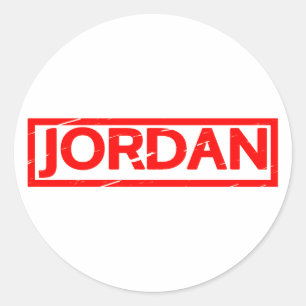 Sticker Rond Timbre Jordanie